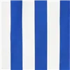 Folding chair Springos DC003 DSWLB white with blue stripes