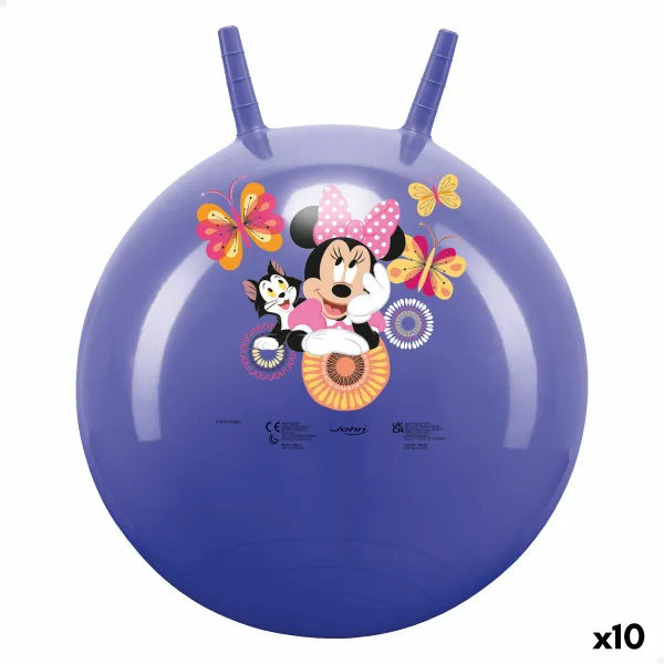 Прыгающий мяч Minnie Mouse Фиолетовый (10 штук)