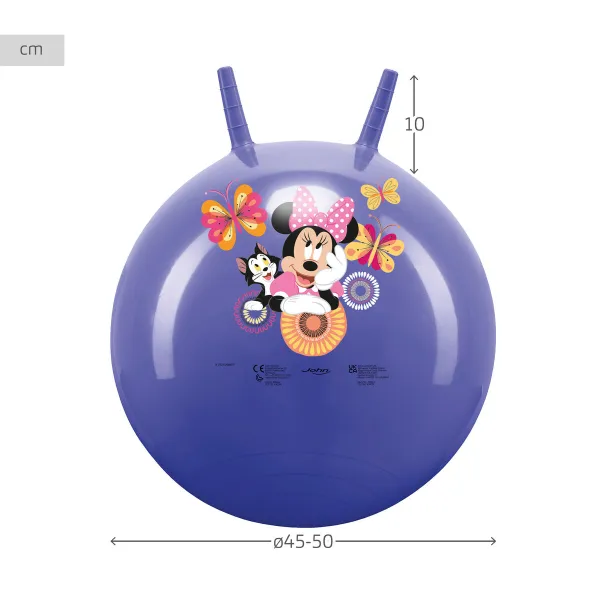 Прыгающий мяч Minnie Mouse Фиолетовый (10 штук)
