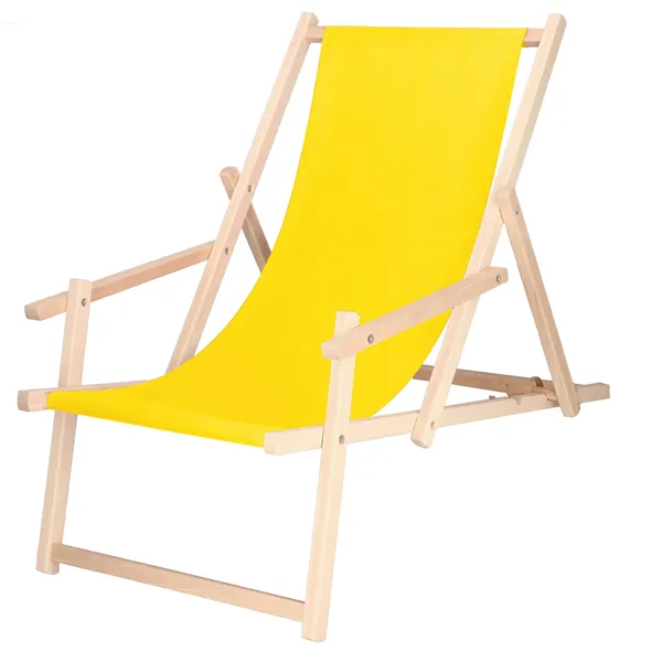 Folding chair Springos DC003 OXFORD40 yellow