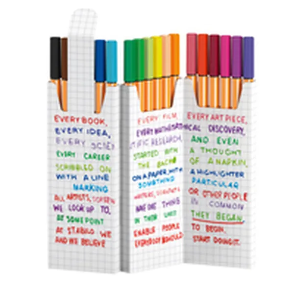 Felt-tip pens Stabilo Multicolour 18 Pieces