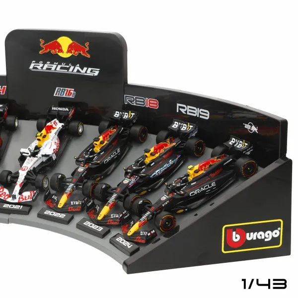 Kilpa-auto Red Bull BURAGO (4 osaa)