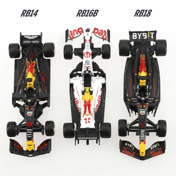 Lenktyninis automobilis Red Bull BURAGO (4 vnt.)
