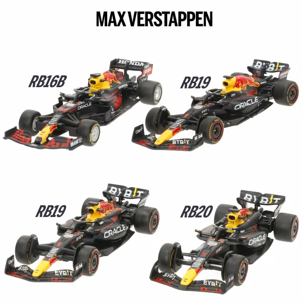 Гоночная машина Red Bull BURAGO (4 штук)