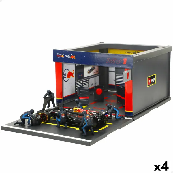 Гоночная машина Red Bull BURAGO (4 штук)