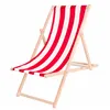 Wooden chair Springos DC0010 DSWLR with red stripes