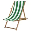 Wooden chair Springos DC0012 DSWLG with green stripes