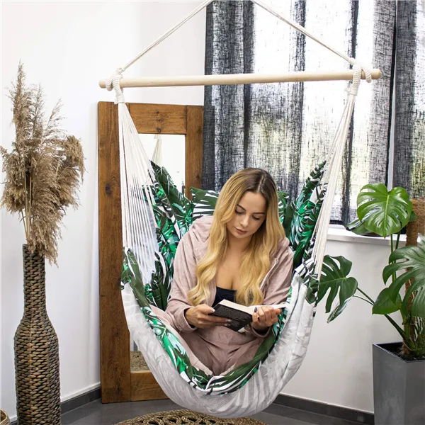 Brazilian hammock with pillows Springos HM049 130x100cm