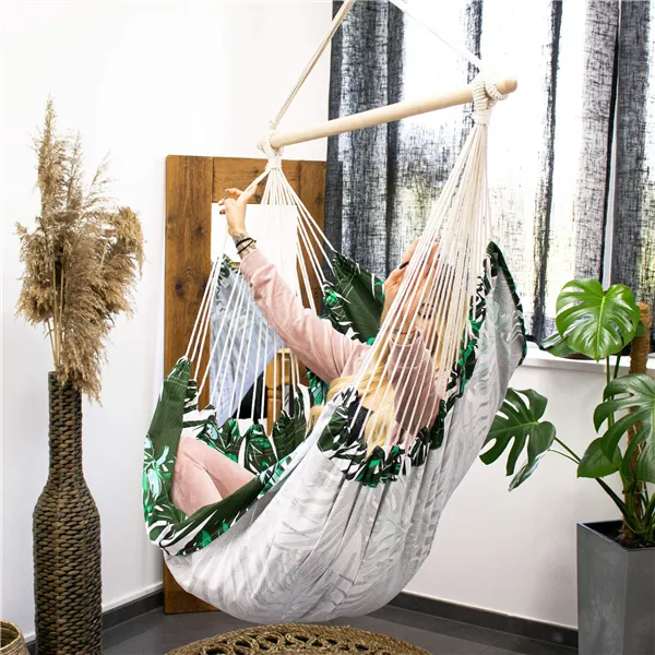 Brazilian hammock with pillows Springos HM049 130x100cm