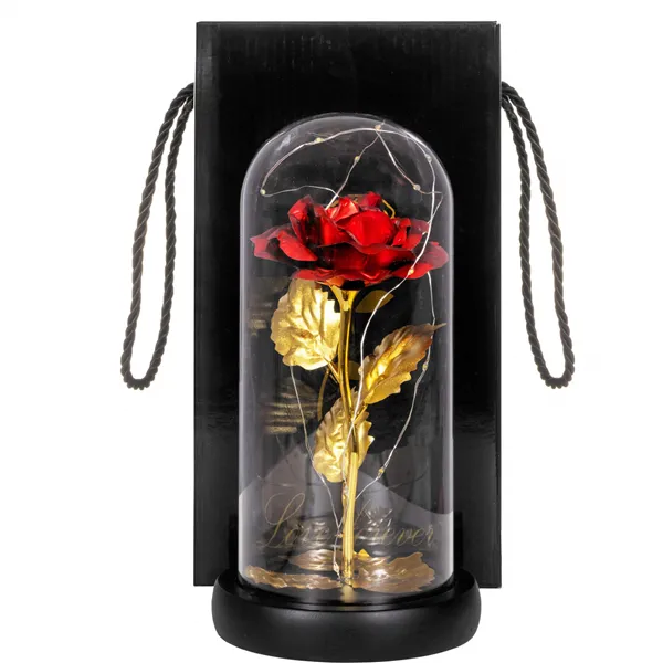 Eternal rose in glass Springos HA5160