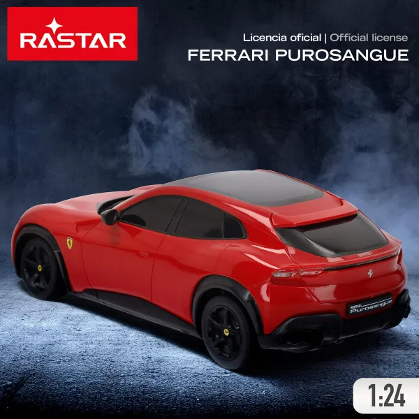 Kauko-ohjattava auto Ferrari PUROSANGUE 1:24 20 x 6 x 9 cm (4 osaa)