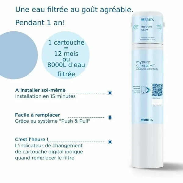 Vandens filtras Brita SLIM V-MF