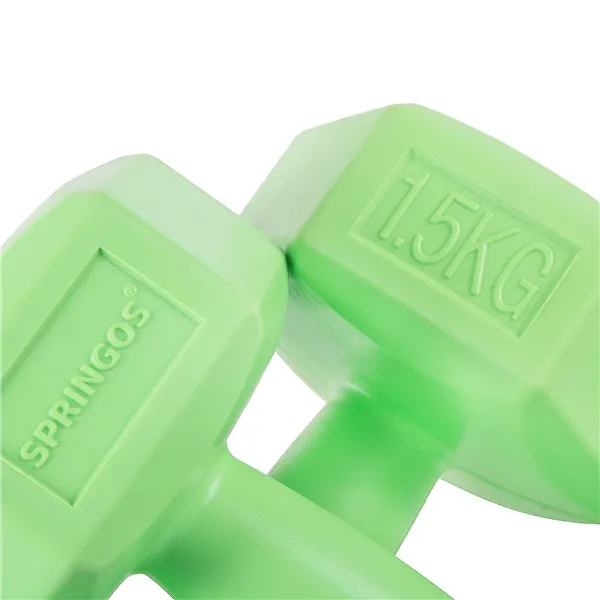 Hex Dumbbells Springos FA1031 2 x 1.5 kg