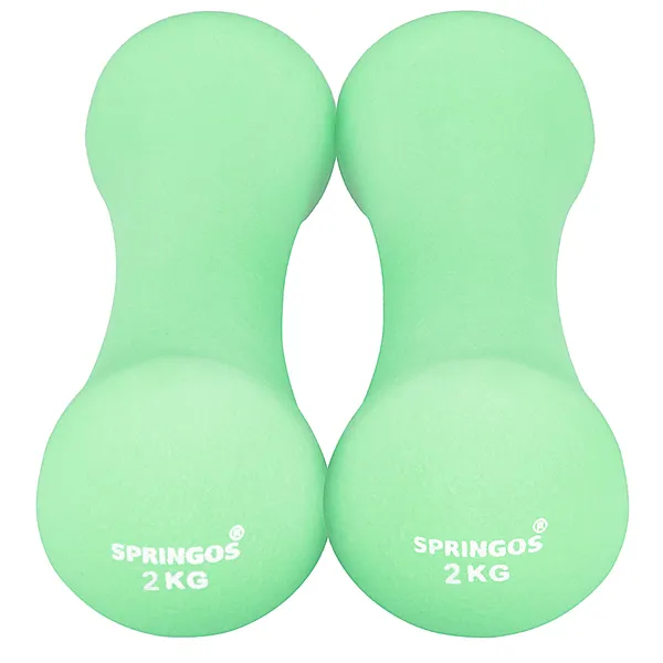 Neoprene dumbbells Springos FA1040 2x2kg