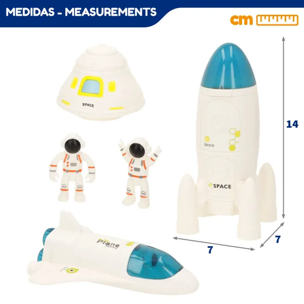 Playset Colorbaby astronautas 7 Dalys