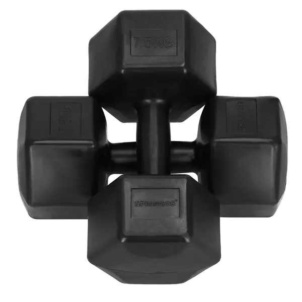 Hex dumbbells Springos FA1065 2 x 10kg