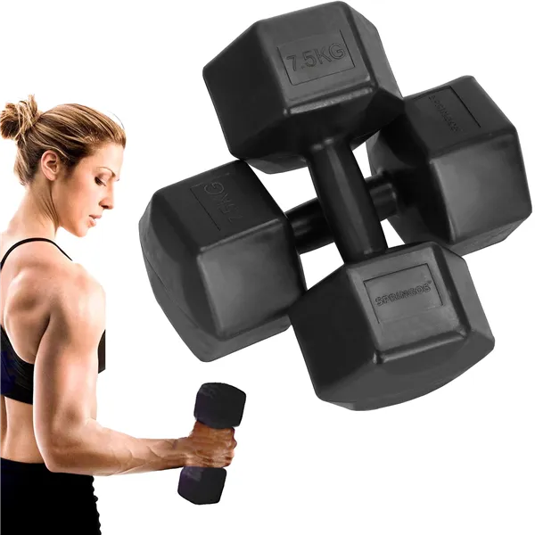 Hex dumbbells Springos FA1065 2 x 10kg