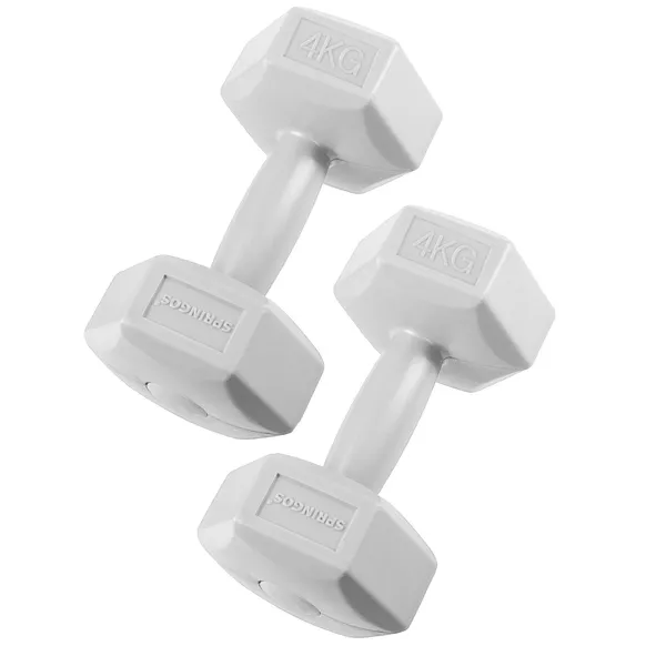 Hex dumbbells Springos FA1035 2 x 4 kg