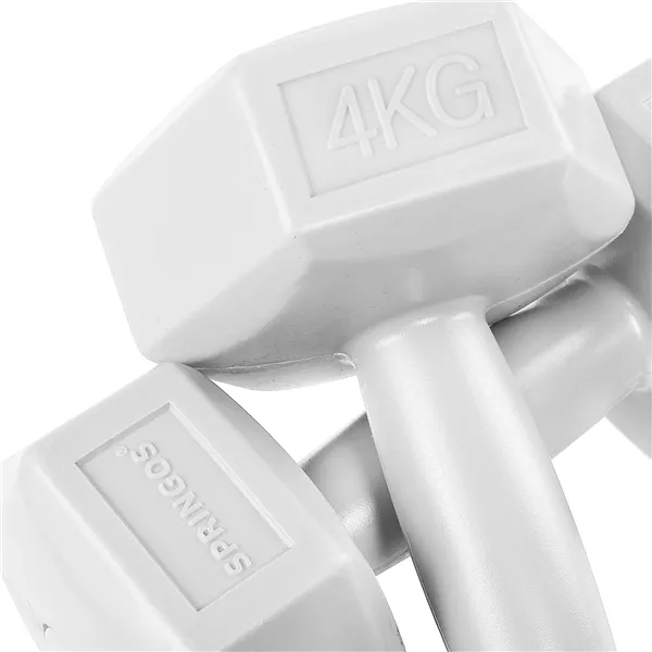 Hex dumbbells Springos FA1035 2 x 4 kg