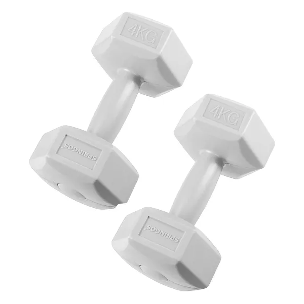 Hex dumbbells Springos FA1035 2 x 4 kg