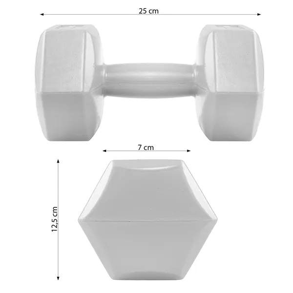 Hex dumbbells Springos FA1035 2 x 4 kg