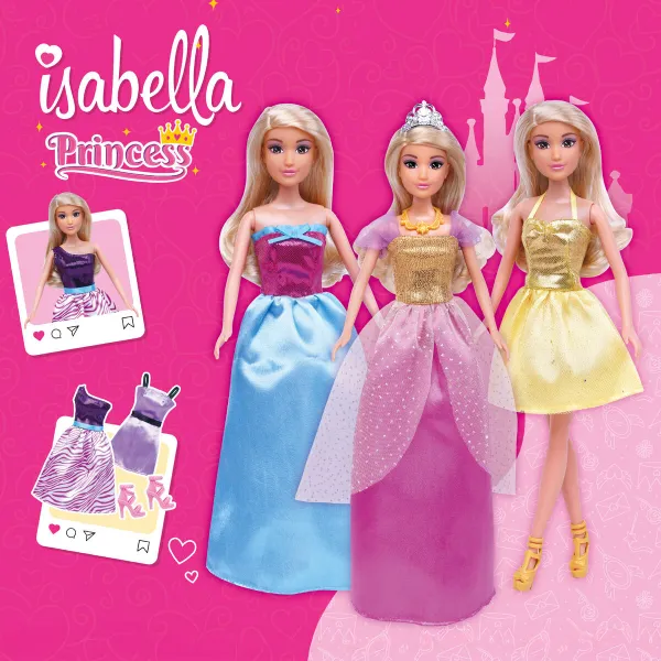 Doll Colorbaby Isabella 7 X 30 X 4 CM (4 Units)