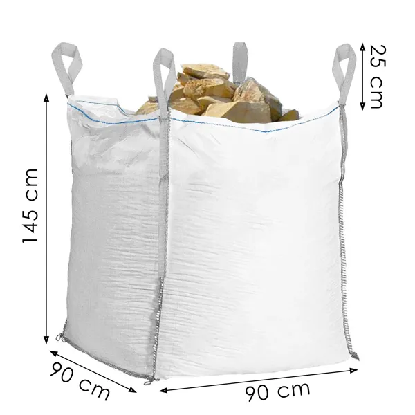 Bag for construction waste, scrap, stone, crushed stone, sand, earth  Springos GA0051 145x90x90 cm