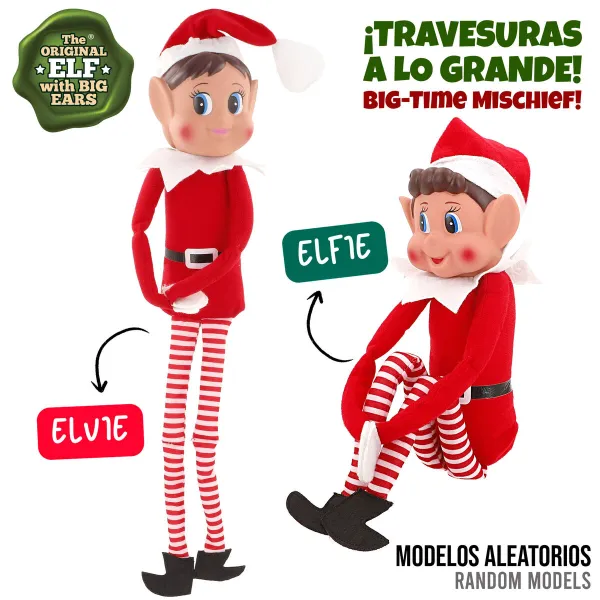 Išdykęs Elfas Elves Behavin' Badly Plastmasinis (6 vnt.)