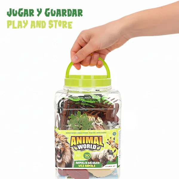Meža Dzīvnieku Komplekts Colorbaby Plastmasa 15 x 10 x 8 cm (4 gb.)
