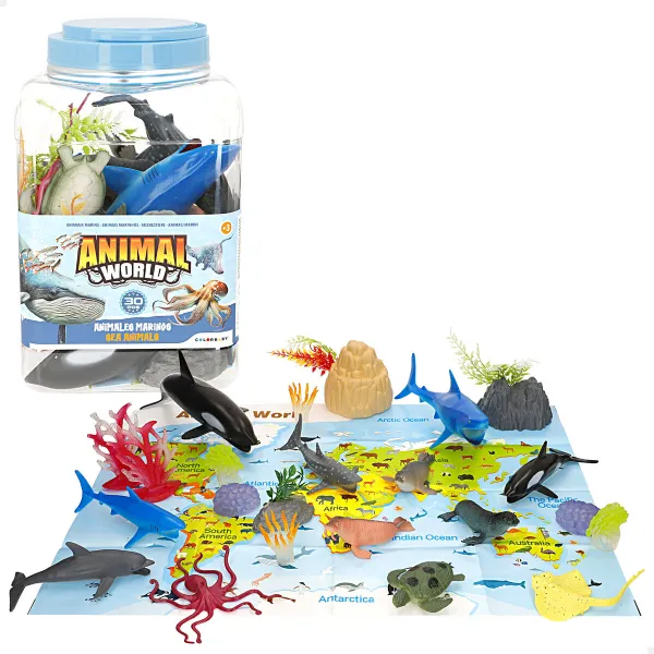 Gyvūnų figūros Colorbaby Plastmasinis 23 X 10 X 7 CM (4 vnt.)