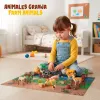 Set of Farm Animals Colorbaby Plastic 16 x 12 x 4 cm (4 Units)