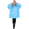 Oversized hoodie blanket Springos HA7319 sea blue