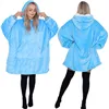 Oversized hoodie blanket Springos HA7319 sea blue