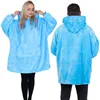 Oversized hoodie blanket Springos HA7319 sea blue