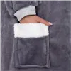 Oversized hoodie blanket Springos HA7328 gray