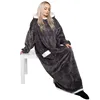 Oversized hoodie blanket Springos HA7330 gray