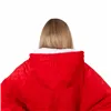 Oversized hoodie blanket Springos HA7321 red