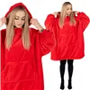 Oversized hoodie blanket Springos HA7321 red