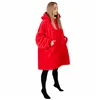 Oversized hoodie blanket Springos HA7321 red