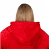 Oversized hoodie blanket Springos HA7321 red