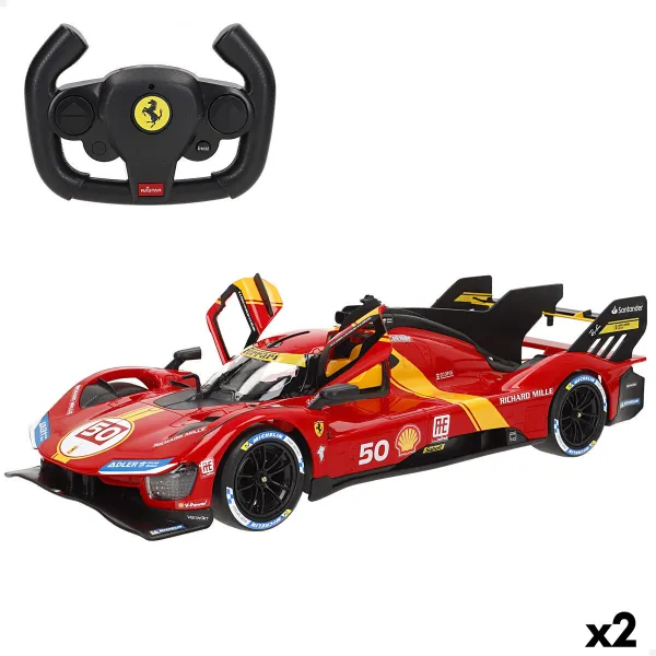 Remote-Controlled Car Ferrari 36 X 11 X 15 CM (2 Units)