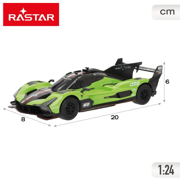 Remote-Controlled Car Lamborghini 20 X 6 X 8 CM (4 Units)