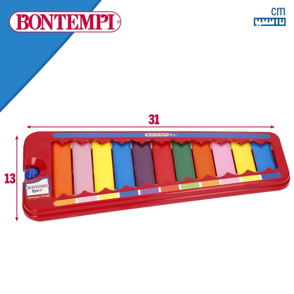 Ksilofons Bontempi Metāls Plastmasa 31 X 2 X 13 CM (6 gb.)