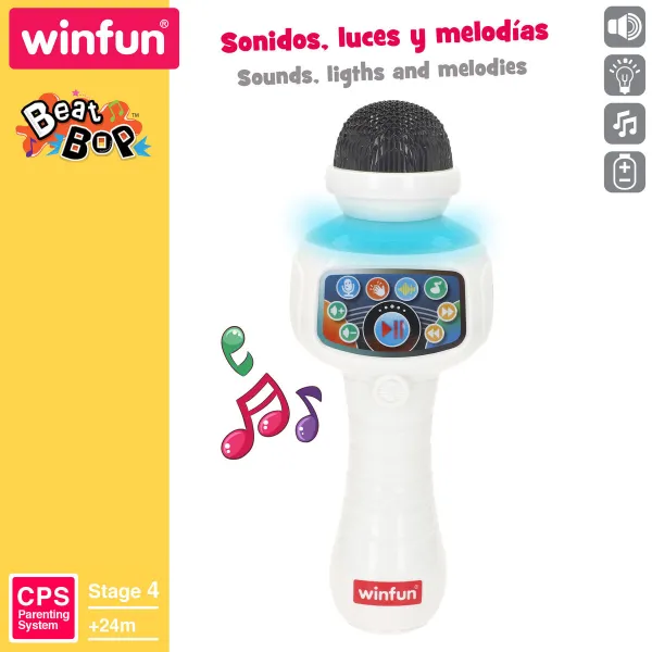 Karaokemikrofoni Winfun 4 osaa