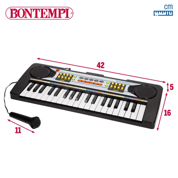 Elektrinis fortepijonas Bontempi 42 X 5 X 16 CM (6 vnt.)
