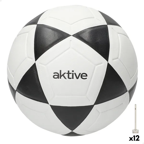 Футбольный мяч Aktive Размер 4 20 x 20 x 20 cm 12 штук