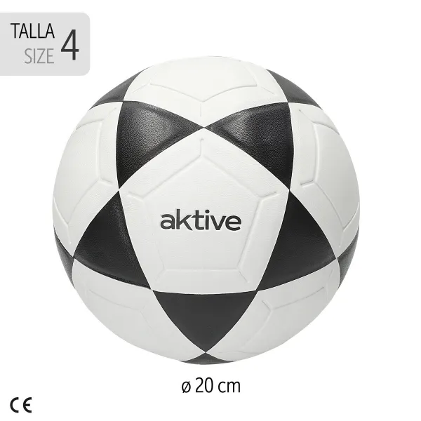 Футбольный мяч Aktive Размер 4 20 x 20 x 20 cm 12 штук