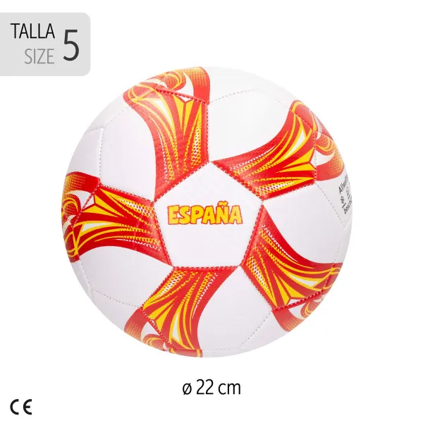 Jalkapallo John Toys España Koko 5 22 x 22 x 22 cm 12 osaa