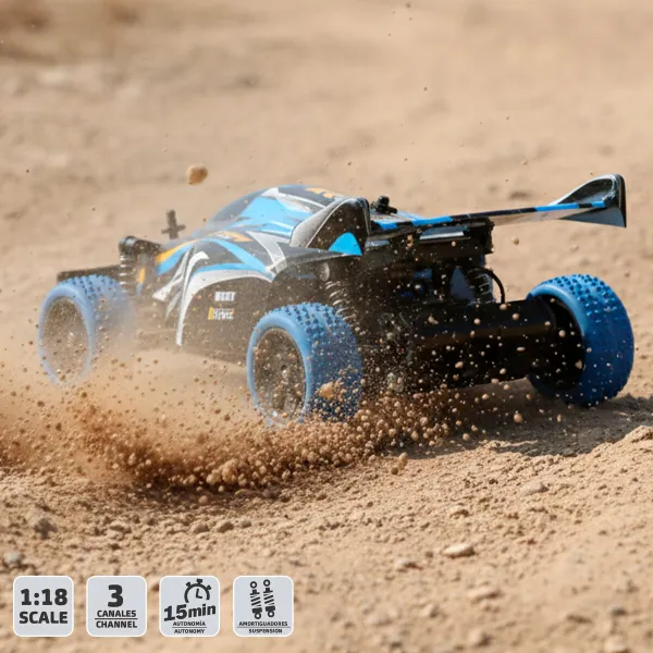 Remote-Controlled Car Speed & Go 23 x 8 x 13 cm (2 Units)