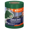 Fence tape Springos FN0008 19 cm x 35 m 450g/m2, dark green 20 Clips